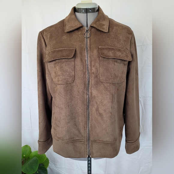 Philosophy faux suede jacket size medium - Picture 3 of 7